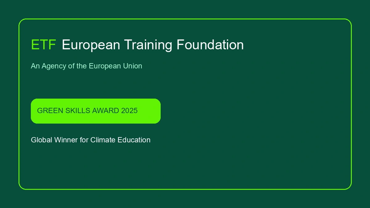 ETF Green Skills Award